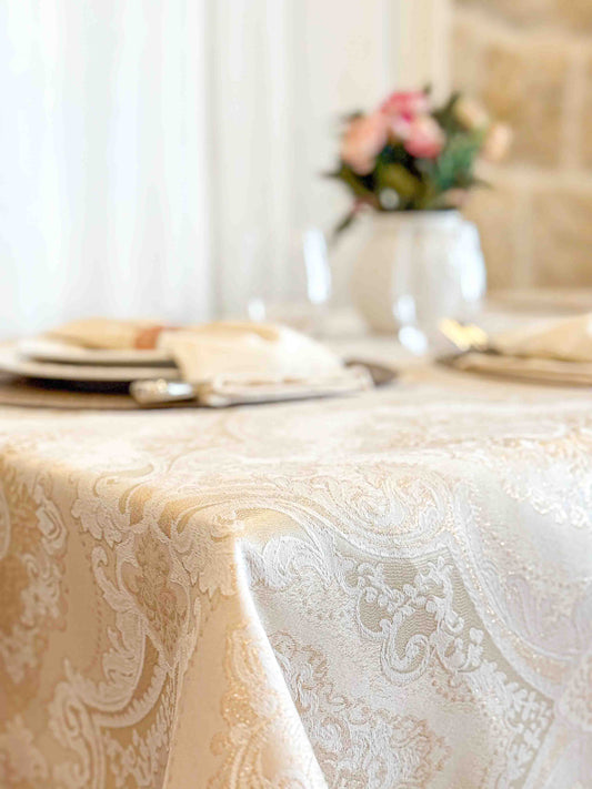 מפת שולחן איטליה - בנגיעות זהב