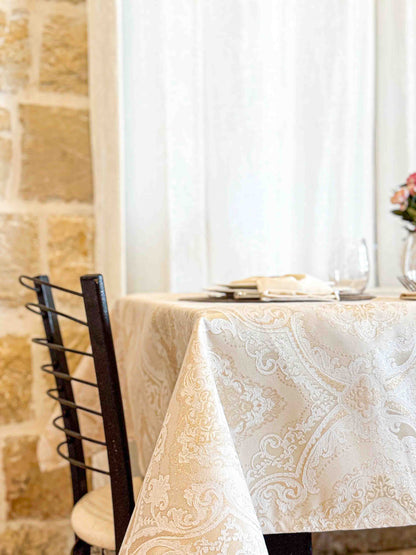 מפת שולחן איטליה - בנגיעות זהב